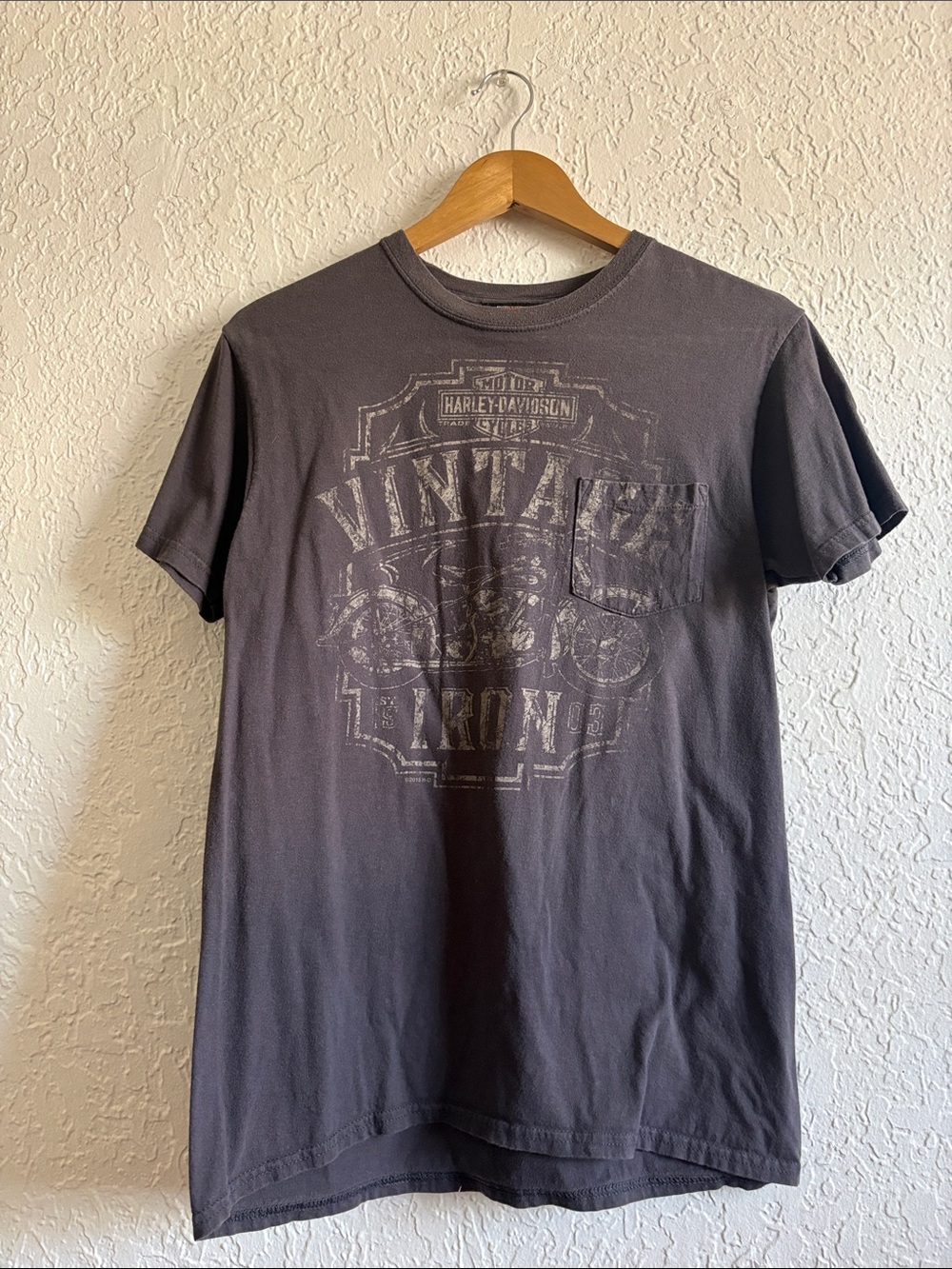 Harley-Davidson Vintage Iron Pocket T-Shirt